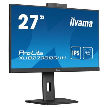 Monitor IPS LED iiyama ProLite XUB2790QSUH-B1 27" WQHD obrotowy kamerka mikrofon