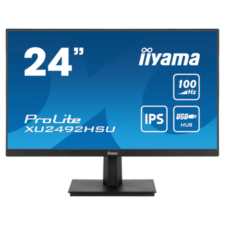 Monitor IPS LED iiyama ProLite XU2492HSU-B6 24" hub USB