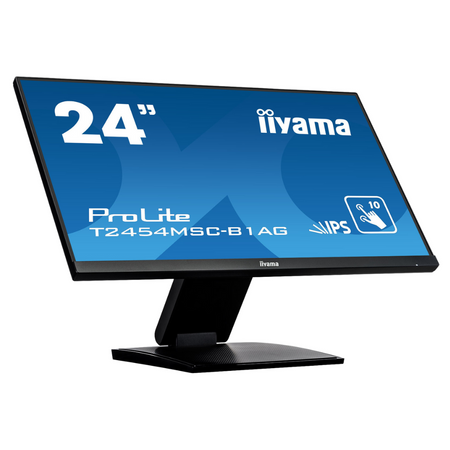 Monitor dotykowy IPS LED iiyama ProLite T2454MSC-B1AG 24" FullHD na stopce