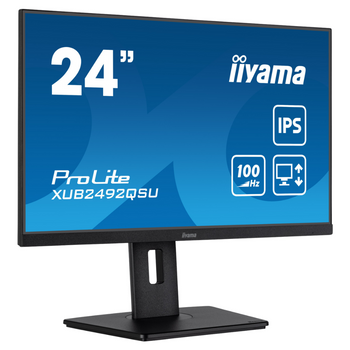 Monitor IPS LED iiyama ProLite XUB2492QSU-B1 24" obrotowy hub USB