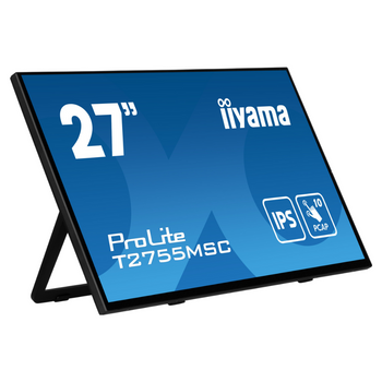 Monitor dotykowy IPS LED iiyama ProLite T2755MSC-B1 27" powłoka NANO