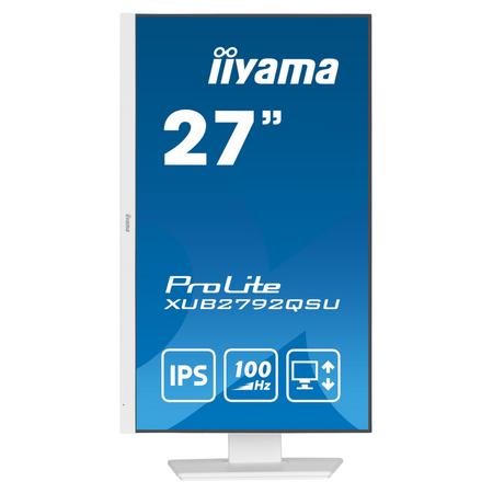 Monitor IPS LED iiyama ProLite XUB2792QSU-W6 27" WQHD obrotowy