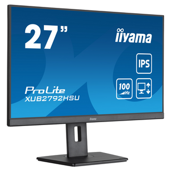 Monitor IPS LED iiyama ProLite XUB2792HSU-B6 27" obrotowy hub USB