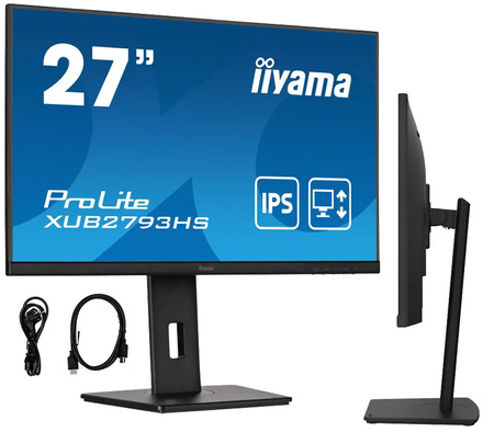 Monitor IPS LED iiyama ProLite XUB2793HS-B6 27" obrotowy