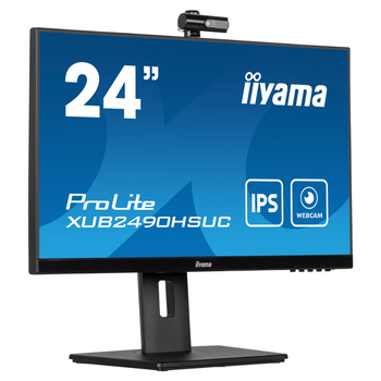 Monitor IPS LED iiyama ProLite XUB2490HSUC-B5 24" obrotowy kamerka mikrofon