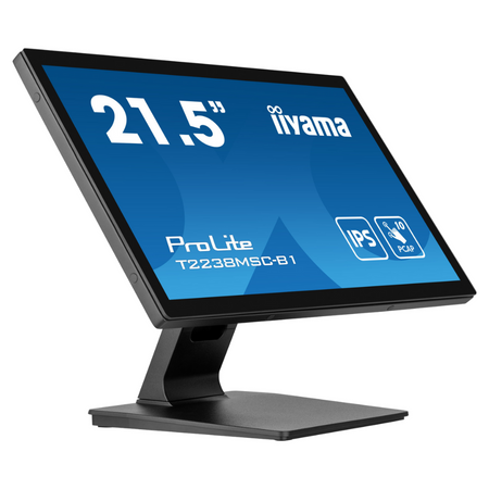 Monitor dotykowy IPS LED iiyama ProLite T2238MSC-B1 22" na stopce