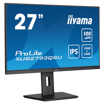 Monitor IPS LED iiyama ProLite XUB2793QSU-B6 27" WQHD obrotowy hub USB